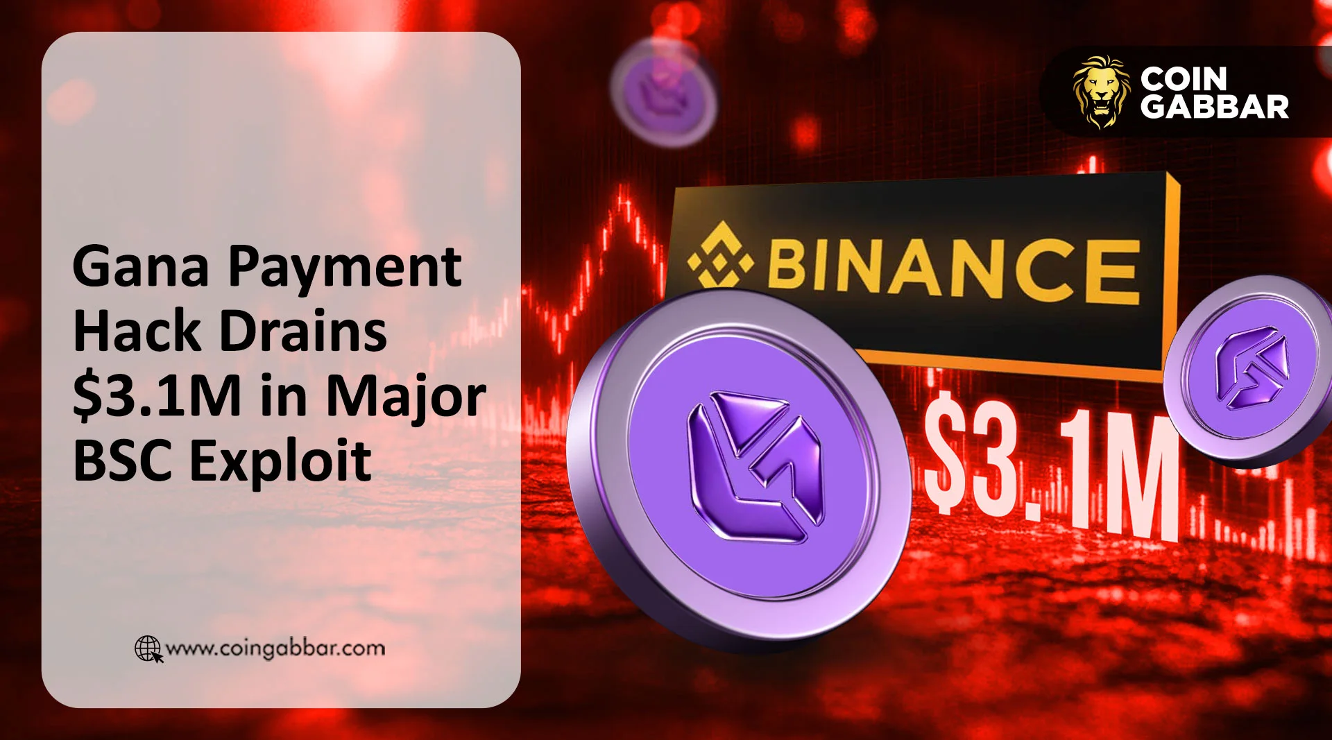 Gana Payment Attacked by Hackers, .1 Million Stolen in Major BSC Vulnerability Shakeup in DeFi Community.